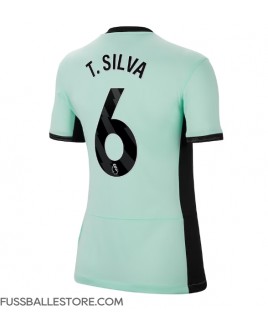 Günstige Chelsea Thiago Silva #6 3rd trikot Damen 2023-24 Kurzarm